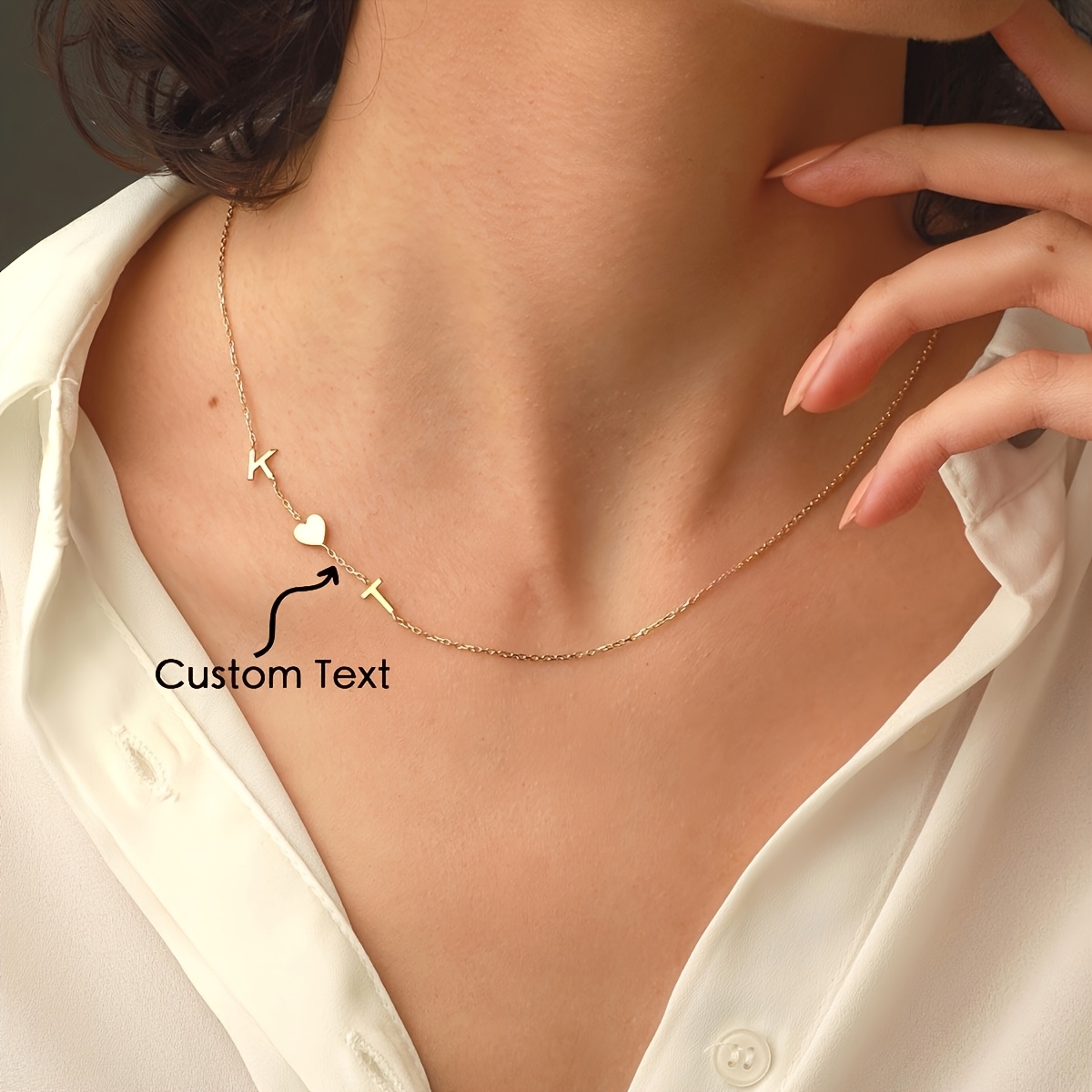 Personalized Birthday Flower Necklace with Engraved Floral Pendant